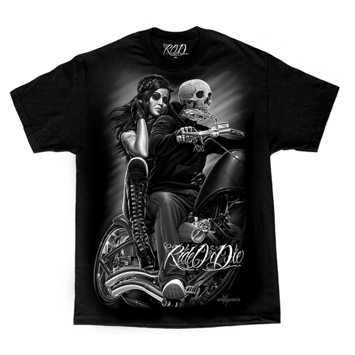 S/S BIKER BABE - BLK
